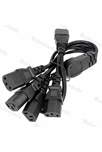 Choice High Quality IEC 320 C14 Male Plug to 4XC13 Female Y Type Splitter Pow...