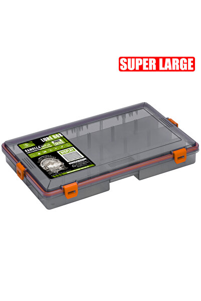Choice orange super large SAMOLLA Fishing Tackle Waterproof Box Lure Storage ...