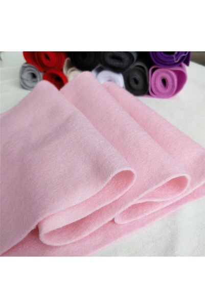 Choice15 20cm x 90cm Pink 20x90cm Multicolor Soft Felt Fabric Non-woven Felt ...