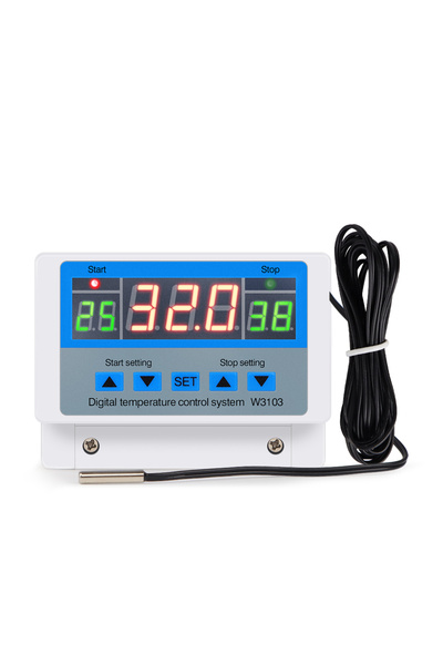 Choice AC 220V 5000W Digital Temperature Controller 220V Max 5000W Digital Th...