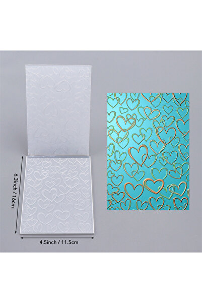 Choice 1 Various Love Heart 3D Embossing Folder for DIY Scrapbooking Valentin...