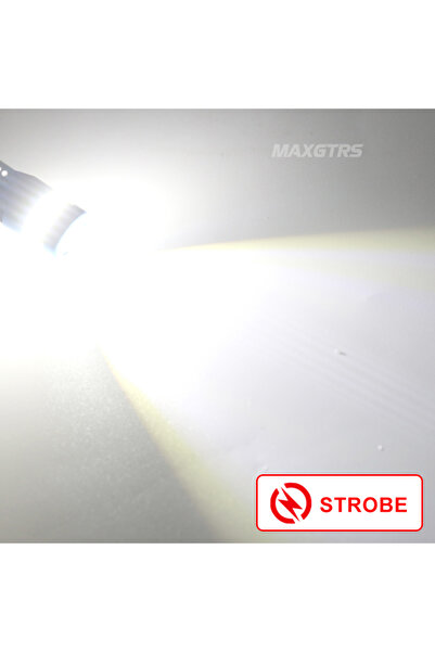 Choice1 White 2x Flash Strobe W5W T10 LED Canbus Light Bulbs Car Parking Wedg...