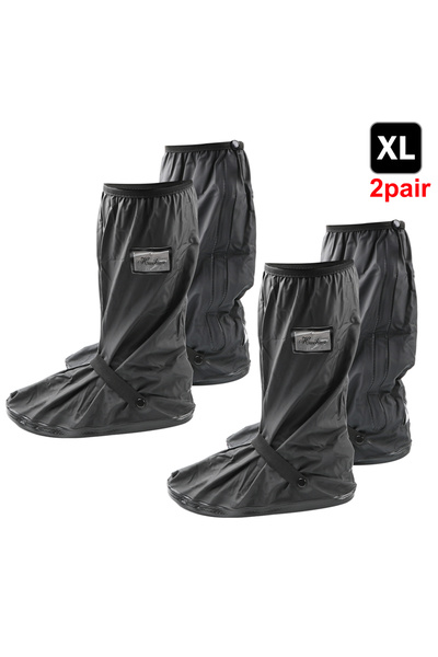 Choice 2pair XL Reusable Motorcycle Scooter Dirt Bike Rain Shoes Cover Non-Sl...