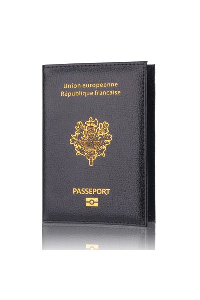 Choice7 black High Quality Pu Passport Protective Cover Bank Card Holder Trav...