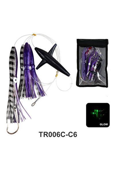 Choice 203g TR007-C6 TEASER 203g 9inch TR007set Big Game Fishing Trolling Lur...