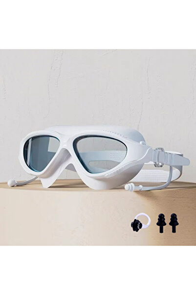 Choice Other WHITE Large frame swimming goggles anti-fog professional high-de...