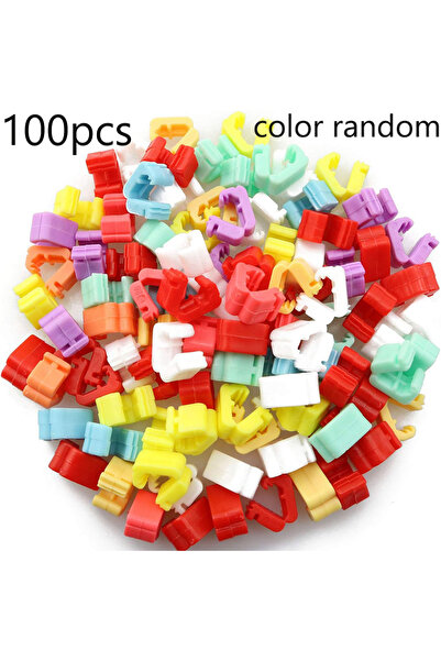 Choice as picture 100pcs 100/200pcs Plastic Balloon sealing clip Balloon Deco...