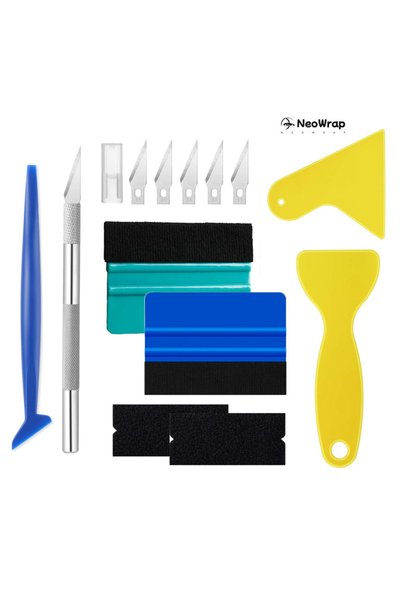 Choice 13Pcs T1 13Pcs NeoWrap Car Vinyl Wrapping Tool Kit Felt Edge Squeegee ...