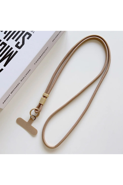 Choice16 Khaki 1Pc Universal Long Phone Lanyard Neck Hanging Rope Crossbody R...