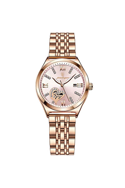 Choice1 320 Rose Gold Pink POEDAGAR Luxury Watches For Women Waterproof Lumin...