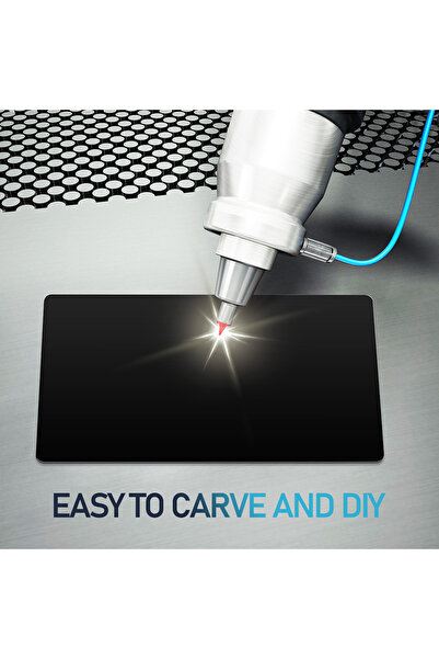 Choice Aluminum 100pcs 50/100pcs Blank Engraved DIY Visiting Cards Laser Engr...