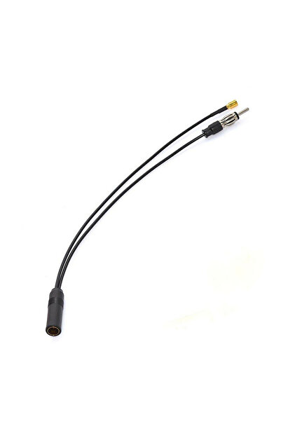 Choice 1PC FM AM Car Radio Aerial Active Antenna DIN SMB Adapter Splitter Cab...