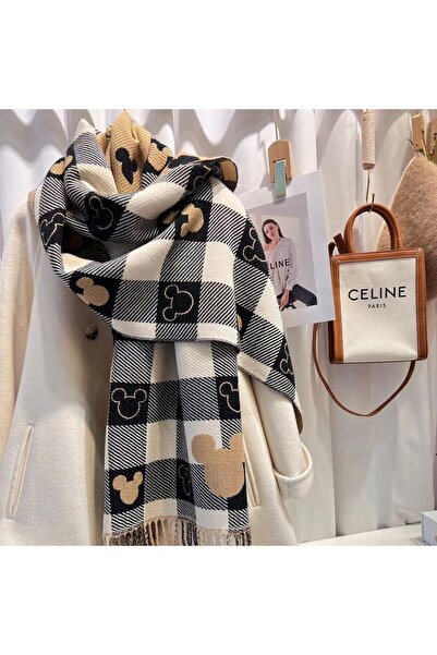Choice MIQ-00 2025 Luxury Winter Cashmere Scarf Women New Design Warm Pashmin...
