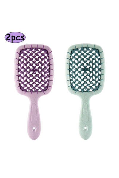 Choice Set1 2pcs Professional Comb Detangling Hair Brush Scalp Massage Anti-s...
