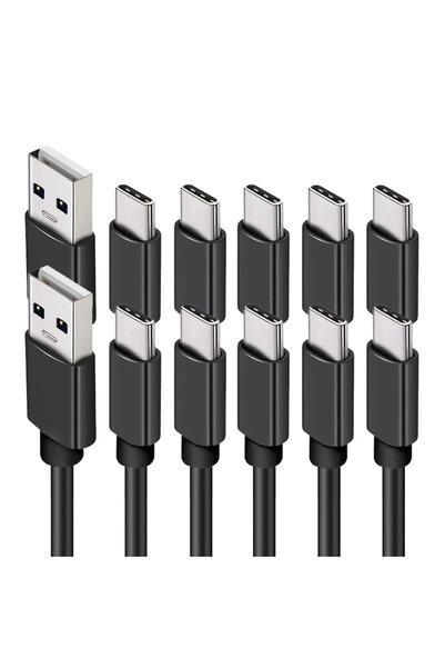 Choice 1.5m black 10pcs 0.25M 1M 2m 3M 2A Type USB C Fast Quick Charging USb-...
