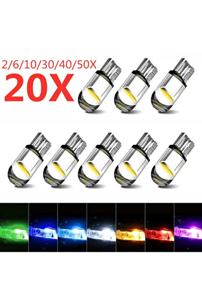 Choice5 مصابيح LED COB بيضاء بالجملة T10 W5W W3W، مصابيح إضاءة جانبية للأجهزة...