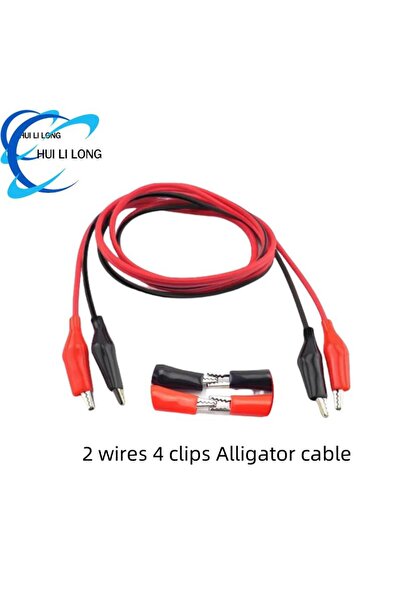 Choice1 1 PCS 1M Alligator Clips Electrical,Insulated Test Leads with Alligat...