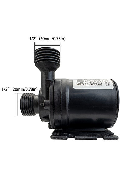 Choice EU 12V wiring Pump Ultra-quiet DC 12V 24V 5M Head 800L/H Brushless Mot...
