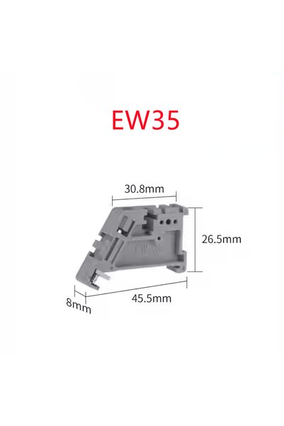 Choice6 EW35 رمادي 10 قطع حامل نهاية التوصيل E/UK E/UK2 EW35 WKF35 لتركيب كتل...