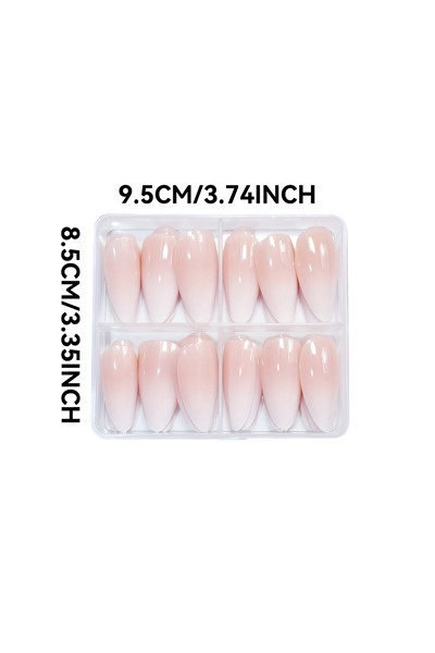 Choice XY-781(505-4) 96pcs Almond Shaped Press on Nails, Medium Length, Gloss...