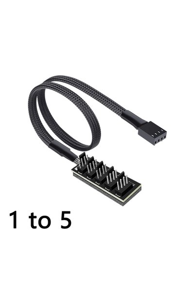 Choice 0.4 متر 1 إلى 5 مروحة محور 1 إلى 5/6 PWM مروحة محور تبريد وحدة المعالج...