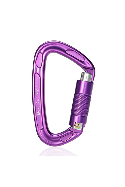 Choice3 Purple CLIWIZ Brand 24KN Outdoor Professional Carabiner 7075 Aviation...