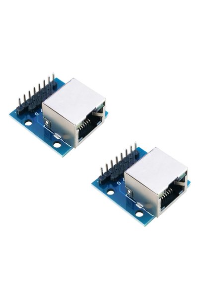 Choice 2PCS 1/2/5PCS RJ45 Breakout Board with LED Lights,8P8C Female Socket C...