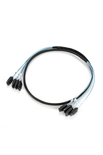 Choice كابل SATA إلى SAS بـ 7 دبابيس، طول 0.5 متر، مجموعة من 4/6/8 قطع، نقل ب...