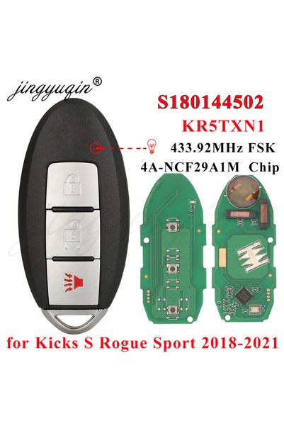 Choice1 jingyuqin S180144502 Smart Car Key For Nissan Kicks S Rogue Sport 201...