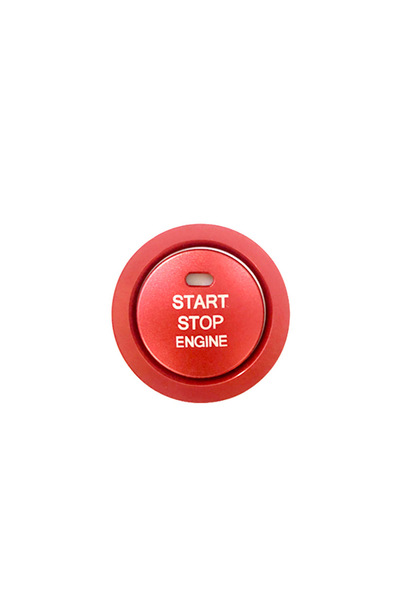 Choice1 Red One-button Start Trim Ignition Switch Car Stickers For Subaru WRX...
