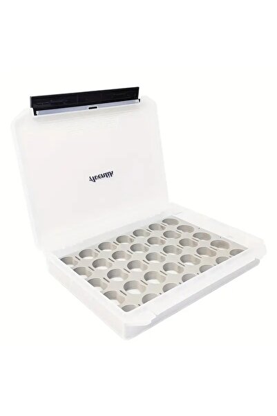 Choice 1pcs Portable Fly Tying Storage Box with 35 Foam-Inserted Spools Compa...