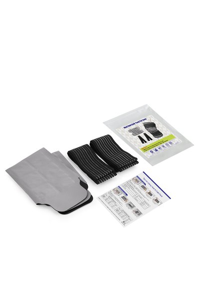 Choice GRAY Knee Ice Packs With Elastic Strap Adjustable Wrap Hot Cold Compre...