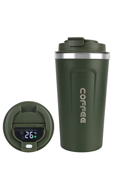 Choice 401-500ml 510ml Green Digit Thermo Cafe Coffee Mug Car Thermos Mug 380...