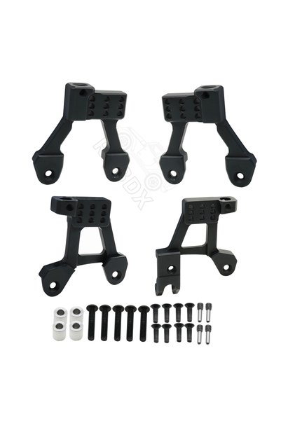 Choice BK Front Rear Metal Front Rear Shock Absorber Towers Mount for 1/10 Ax...