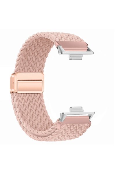 Choice23 For Redmi watch 5 Pink-S Magnetic Braided Nylon Loop Band for Xiaomi...