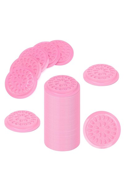 Choice1 100pcs-Light-Pink False Eyelashes Glue Holders 100 PCS Disposable Eye...