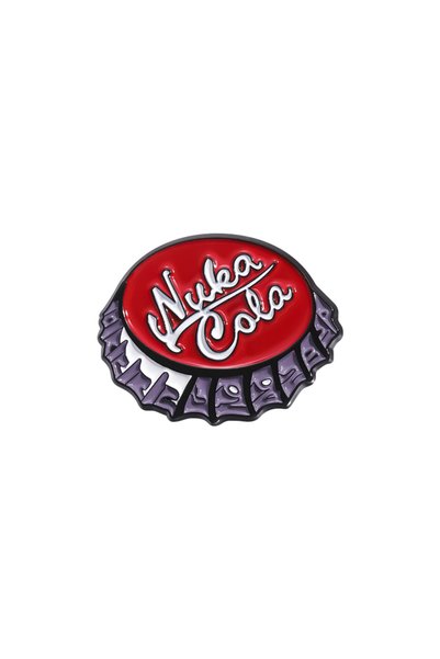 Choice QHXZ1006 2 أنماط Nura Cola TM دبابيس المينا شارات غطاء زجاجة كوكاكولا ...