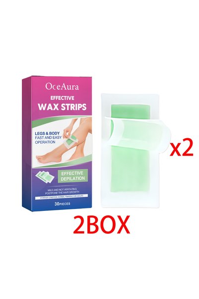 Choice Aloes x 2BOX 30pcs Hair Removal Wax Strip Professional Depilatory Cold...