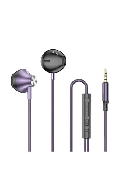 Choice3 Purple 3.5MM For Samsung Headphones HiFi Surround Sound In-ear USB Ty...