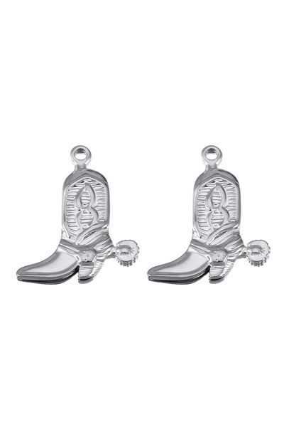 Choice 5pcs 8 5pcs Stainless Steel Gold Color PVD Plated Boots Charms Pendant...