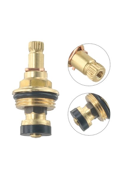Choice Brass Slow Opening Spool Faucet ////Hot And Cold Water Spool ///G1/2 K...