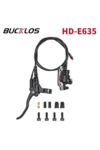 BUCKLOS مجموعة فرامل هيدروليكية أمامية للدراجات الهوائية بمضختين، فرامل قرصية...