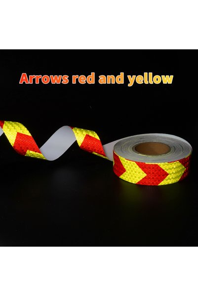 Choice5 Red and green 3 Meters Reflective Sign Tape Warning Safety Sticker fo...