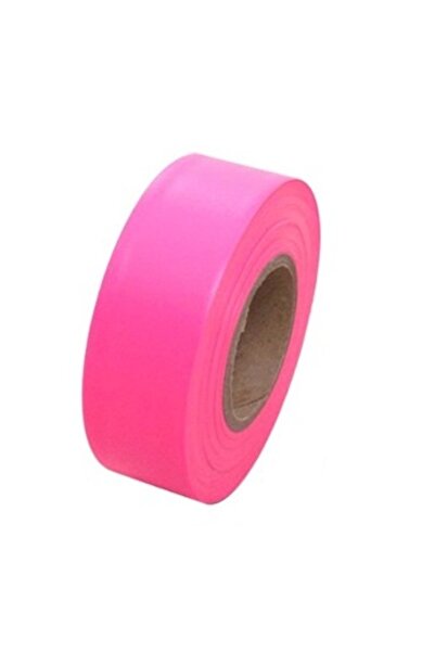 Choice7 25mm x 33yards Pink x 1pc 10 Color Fluorescent Flagging Tape, 1 Inch ...