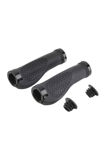 Choice China Mainland Black Anti Skid Rubber Bicycle Grips Mountain Bike Lock...