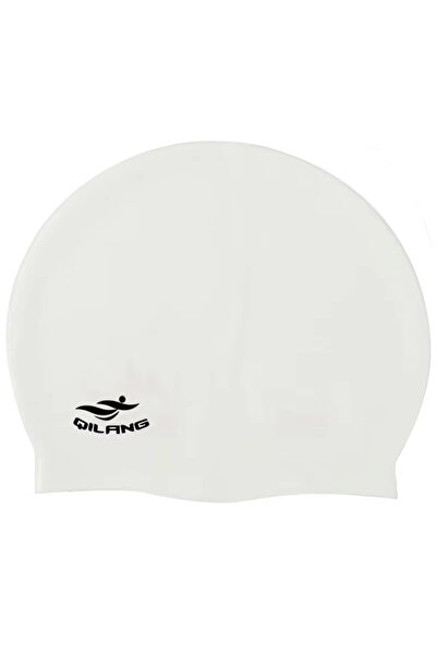 Choice3 White Silicone Swimming Cap High Elastic Flexible Waterproof Swimming...