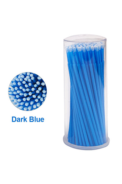 Choice3 مسحات تنظيف دقيقة لتمديد الرموش باللون الأزرق الداكن، 100 قطعة/زجاجة،...