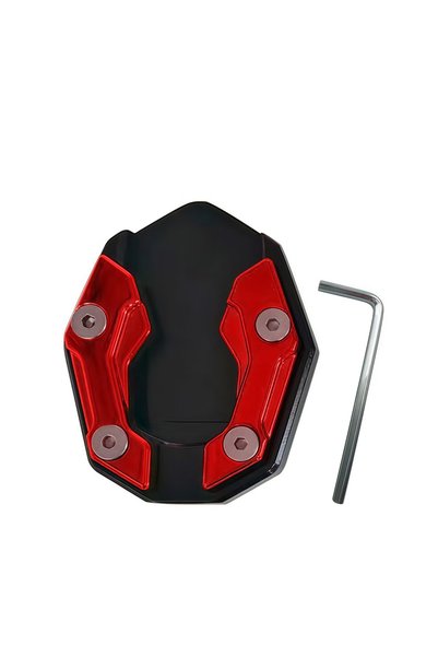 Choice6 Red Scooter Motorbike Accessories Extension Foot Pad Support Plate Al...