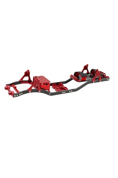 Choice Red 1/10 RC Crawler Carbon Fiber Girder 4MM CNC Metal Car Chassis Fram...