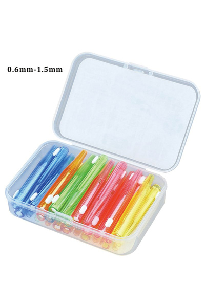Choice4 60 mix 60pcs/box Interdental Brushes Dental Teeth Cleaning Orthodonti...